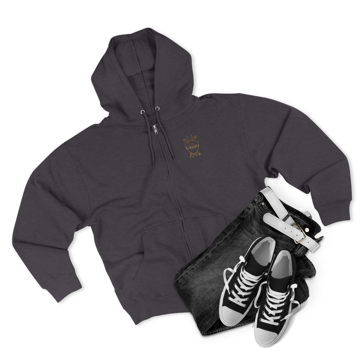 The Guild Logo (Gold) | Unisex Zip Hoodie
