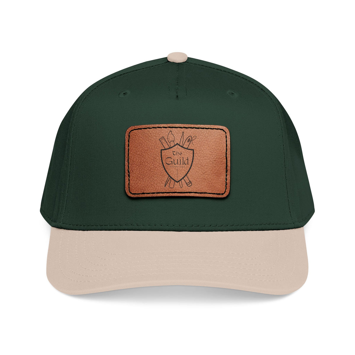 The Guild Logo | Leather Patch Baseball Cap