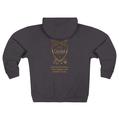 The Guild Logo (Gold) | Unisex Zip Hoodie